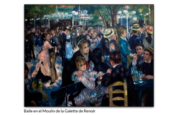 Baile en el Moulin de la Galette de Renoir
