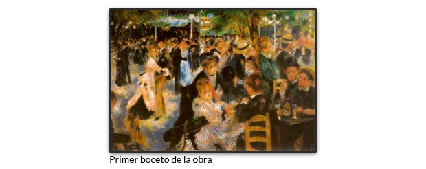 Primer boceto de la obra